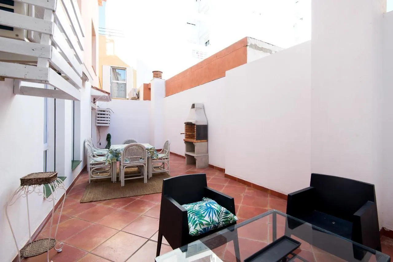 Center Location & Parking Free Apartment With Largeterrace & Bbq Malaga 0*,  Spain